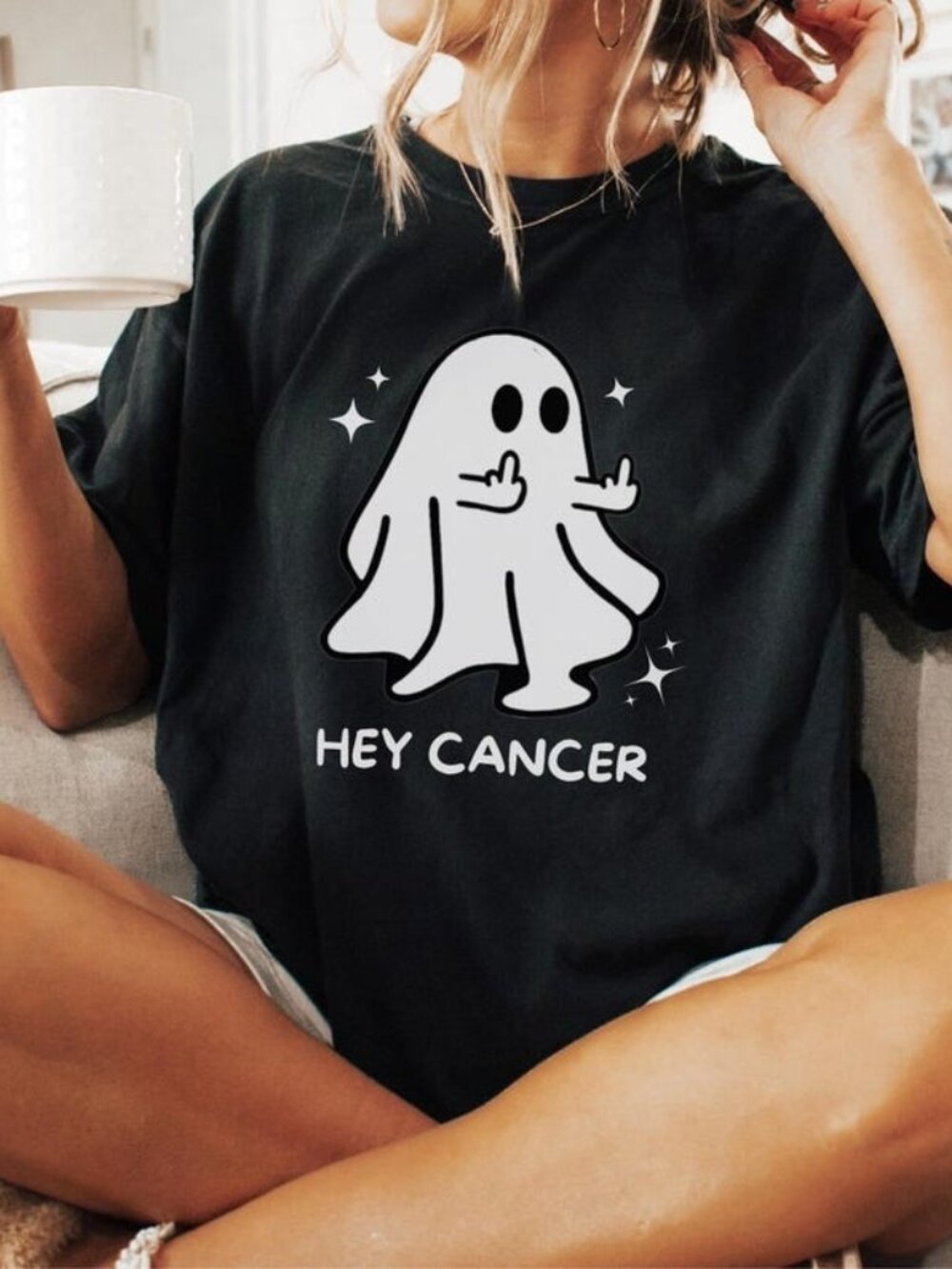 Cancer Awareness Halloween T-shirt, Support Graphic Tee